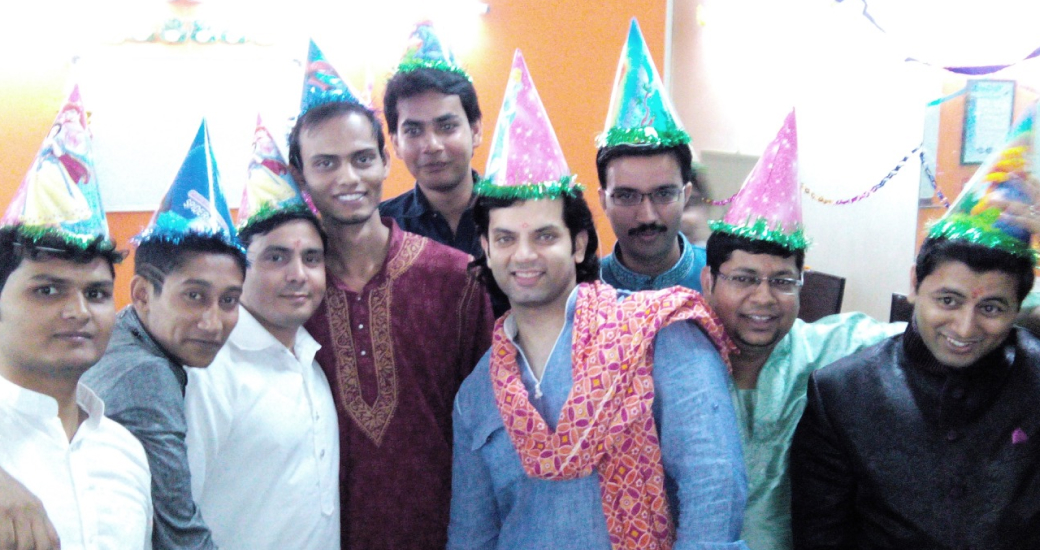 celebrating spirit diwali saffron
