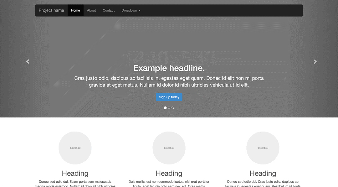 Web Design Template