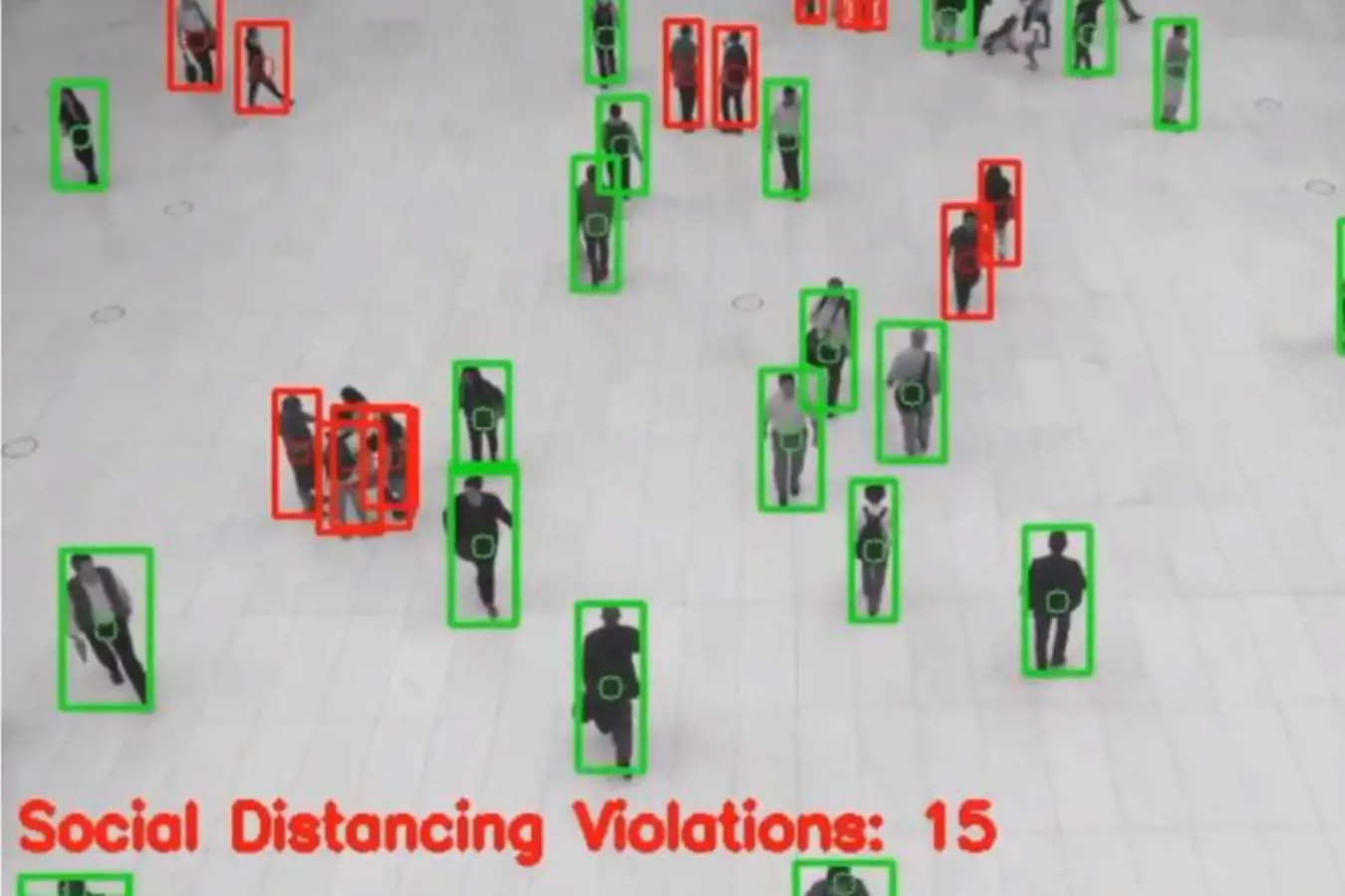developing a social distancing monitoring system for our client to effectively reduce the spread of covid 19